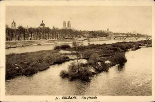 10 alte Ansichtskarten Orléans Loiret, diverse Ansichten