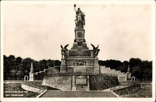 10 alte Ansichtskarten, Rüdesheim, Nationaldenkmal, diverse Ansichten