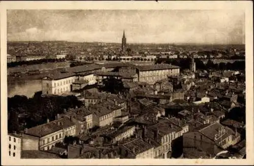 10 alte Ansichtskarten Toulouse Haute Garonne, diverse Ansichten