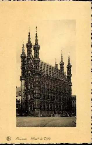 9 alte Ansichtskarten Louvain Leuven Flämisch Brabant, diverse Ansichten