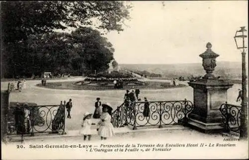 10 alte Ansichtskarten St. Germain en Laye Yvelines, diverse Ansichten