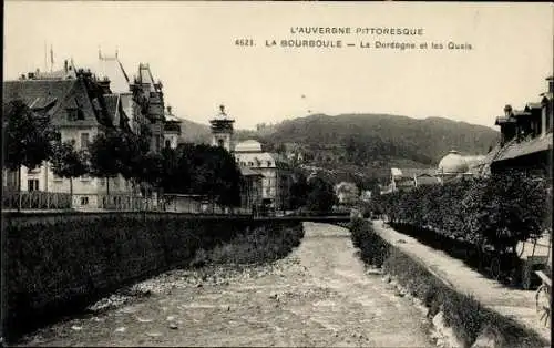 10 alte Ansichtskarten La Bourboule Puy de Dôme, diverse Ansichten