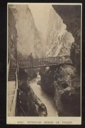 CdV Foto Gorge de Trient / Trient-Schlucht in Vernayaz, Kanton Wallis, Schweiz