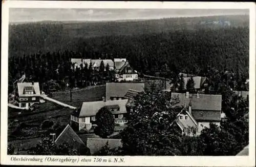 10 alte Ansichtskarten Bärenburg Altenberg im Erzgebirge, Diverse Ansichten