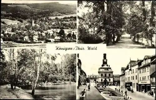 3 alte Ansichtskarten Königsee Rottenbach in Thüringen, Diverse Ansichten