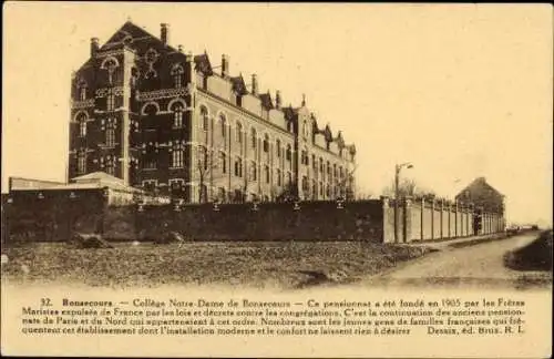 10 alte Ansichtskarten Bonsecours Seine Maritime, Diverse Ansichten