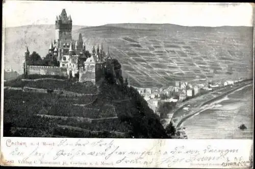 6 alte Ansichtskarten Cochem im Landkreis Cochem Zell, Diverse Ansichten