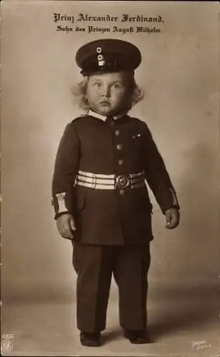 Ak Prinz Alexander Ferdinand von Preußen, Sohn Prinz August Wilhelm, NPG 4999