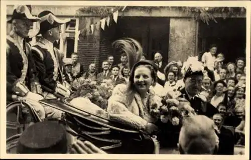 Ak Juliana der Niederlande, Prinz Bernhard der Niederlande, Amsterdam am 04. September 1948
