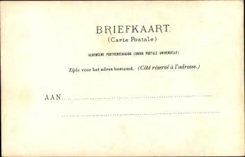 Ak Den Haag Südholland Niederlande, Herinnering Februari 1901, De Eerewacht