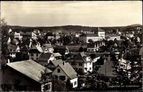 Ak Langenthal Kt. Bern Schweiz, Schulhäuser, Teilansicht der Stadt