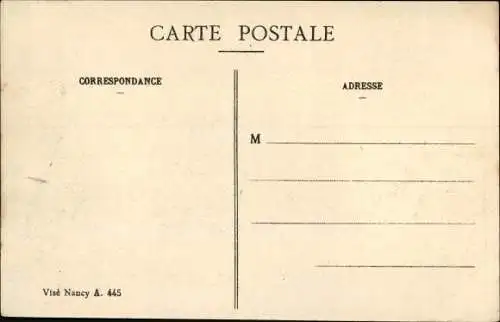 Ak Baccarat Lothringen Meurthe et Moselle, Häuserruinen und Trümmer, Kriegszerstörung I. WK