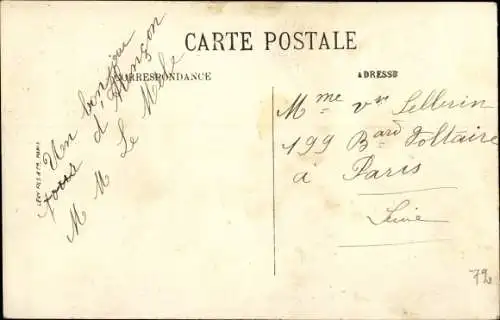 Ak Saint Leonard des Bois Sarthe, Alpes Mancelles, Brücke und Wohnhäuser