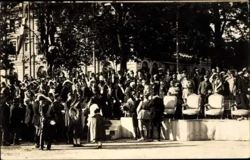 Ak Paris, Les Fêtes de la Victoire, 14.7.1919, La Tribune officielle, Levy & Fils 