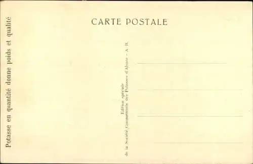 Ak Elsass Haut Rhin, Mines Domaniales de Potasse d'Alsace, Mine Thêodore, Cité Saint Barbe, l'Église