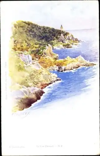 Künstler Ak Lessieux, E., Alpes Maritimes, Le Cap Ferrat, Küstenlandschaft
