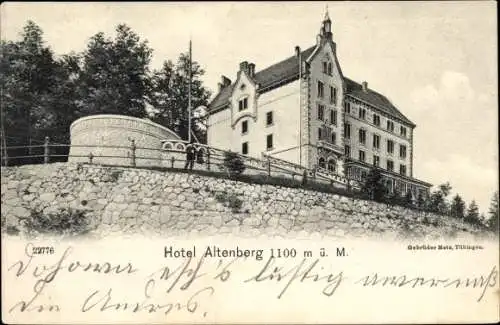 Ak Bei Neubois Gereuth Elsass Bas Rhin, Hotel Altenberg