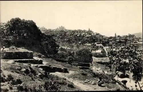 Ak Tananarive Madagaskar, Panoramablick auf die Stadt