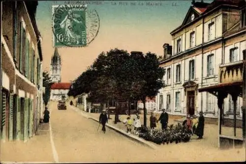 Ak Arromanches les Bains Calvados, La rue de la Mairie, Levy & Fils 31