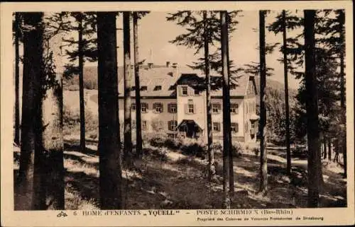 Ak Yquell Elsass Bas Rhin, Home d'Enfants, Colonie de Vacances de Strasbourg