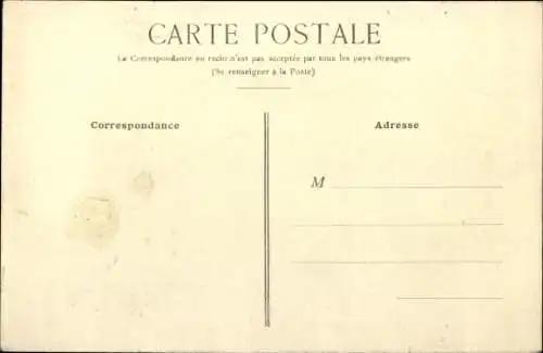 Ak Montigny sur Loing Seine et Marne, Vue d'ensemble prise du côteau, Kirche