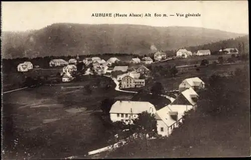 Ak Aubure Altweier Elsass Haut Rhin, Vue générale, Totalansicht der Ortschaft mit Umgebung