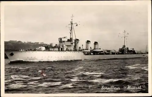 Ak Torpilleur Mistral, Marine nationale française, Französisches Kriegsschiff