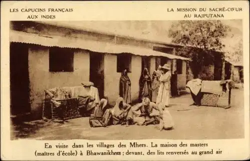 Ak Bhawani Khera Indien, Les villages des Mhers, les Capucins Français aux Indes