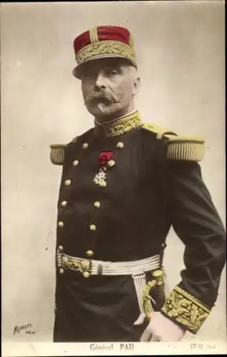 Ak General Paul Pau in Uniform, Französischer Heerführer, I. WK