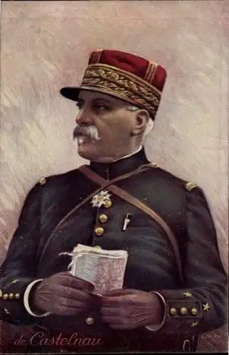 Künstler Ak General Noël de Castelnau, Portrait