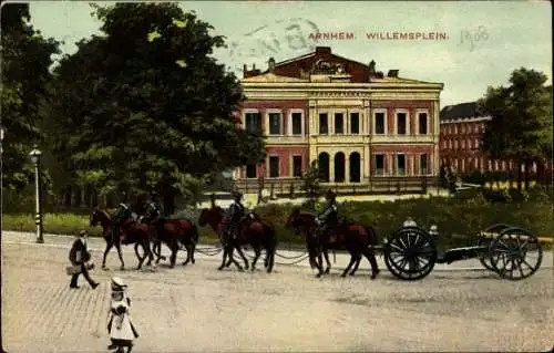 Ak Arnhem Gelderland Niederlande, Willemsplein