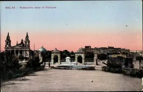 Ak Malta, Panoramic view of Floriana