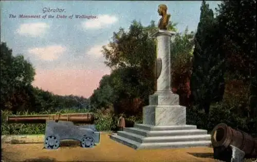 Ak Gibraltar, Monument of the Duke of Wellington