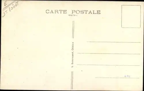 Ak Loiret, Un coin de la Sologne, Bauernhaus