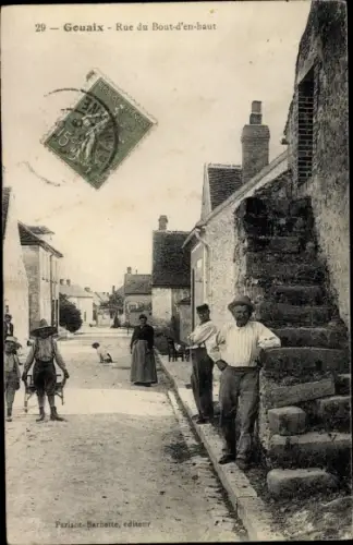 Ak Gouaix Seine et Marne, Rue du Bout d'en haut