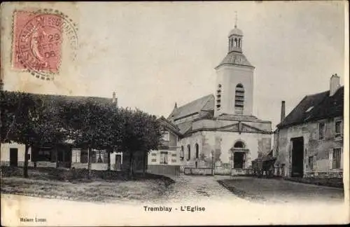 Ak Tremblay les Gonesse Seine Saint Denis, L'Eglise