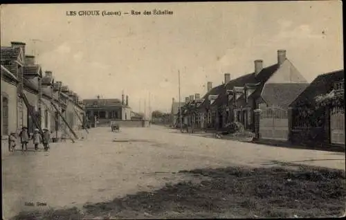 Ak Les Choux Loiret, Rue des Echelles