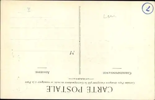 Künstler Ak Morer, D., Le Camarade Lamarque, Greve des PTT, Clemenceau, Karikatur