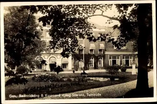 Ak Laag Soeren Rheden Gelderland Niederlande, Gen. Badinrichting & Kuuroord, Tuinzijde