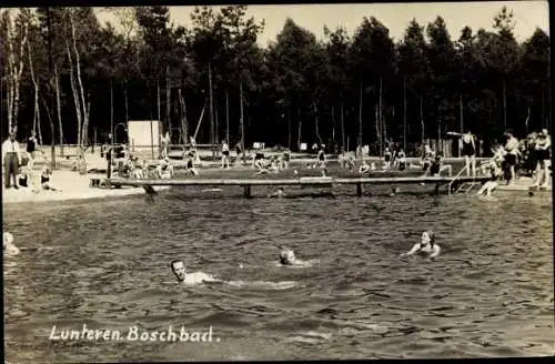Ak Lunteren Ede Gelderland, Boschbad, Freibad