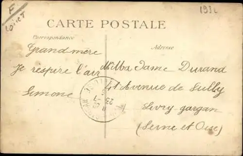 Ak Chateauneuf sur Loire Loiret, Les Halles