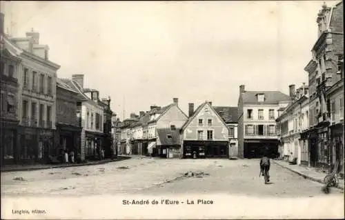 Ak Saint André de l'Eure Eure, La Place