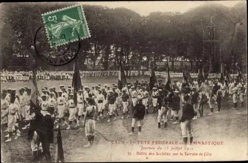 Ak Caen Calvados, 37 Fete Federale de L'Union des Societes des Gymnastique de France