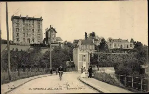 Ak Fontenay aux Roses Hauts de Seine, Route de Bievre