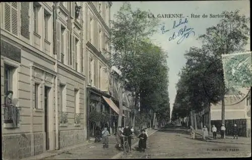 Ak La Garenne Hauts de Seine, Rue de Sartoris