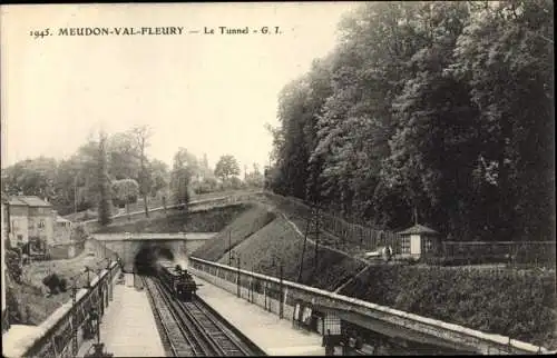Ak Meudon val Fleury Hauts de Seine, Le Tunnel