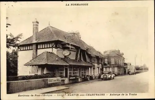 Ak Saint Martin aux Chartrains Calvados, Auberge de la Truite
