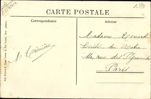 Ak Varennes Jarcy Essonne, Un Coin, Straßenpartie