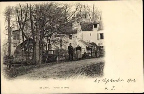 Ak Brunoy Essonne, Moulin de Jarcy
