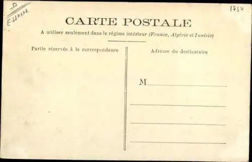 Ak Dourdan Essonne, Les Fosses et la Rue de Chartres